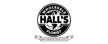Logo - Hall’s Wholesale Florist